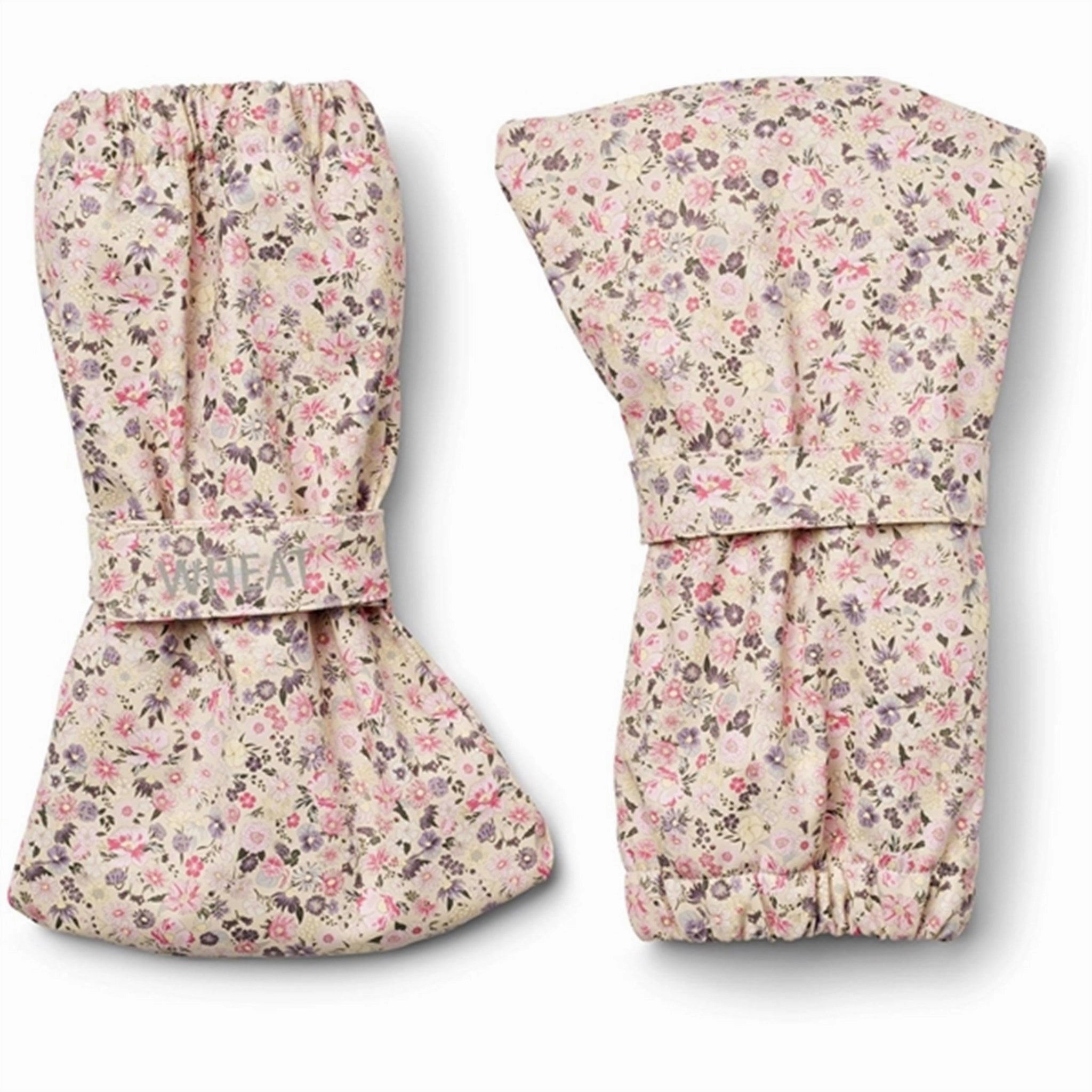 Elevated Basics Wheat Rain Booties Como Clam Multi Flowers