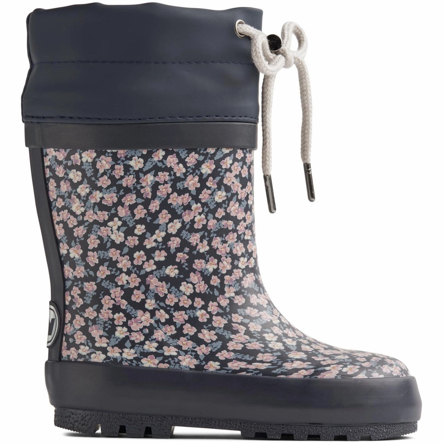 Crafted Flow Wheat Raining Flowers Rubber Boot Thermo Print