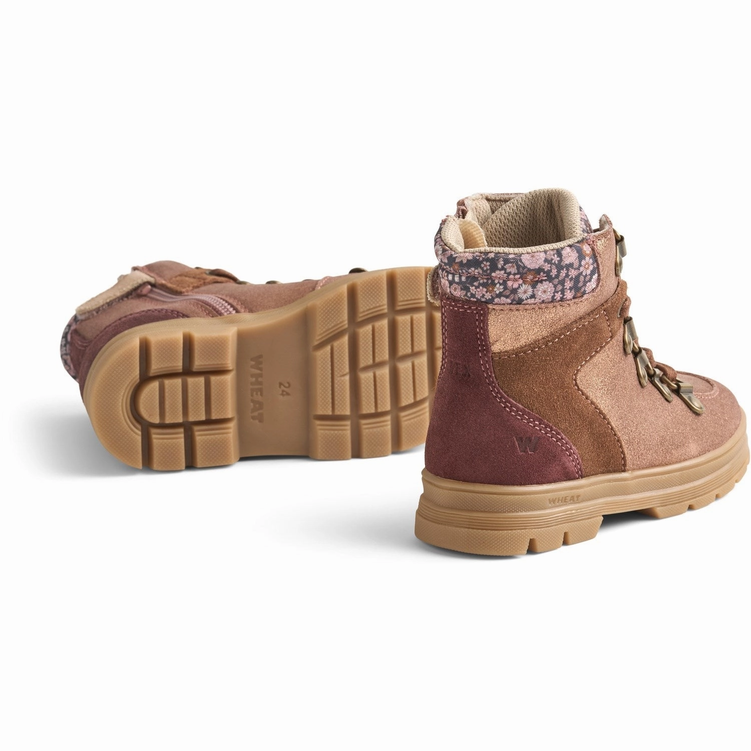 Wheat Rose Shine Bootie Toni Sport Tex Precision Lifestyle