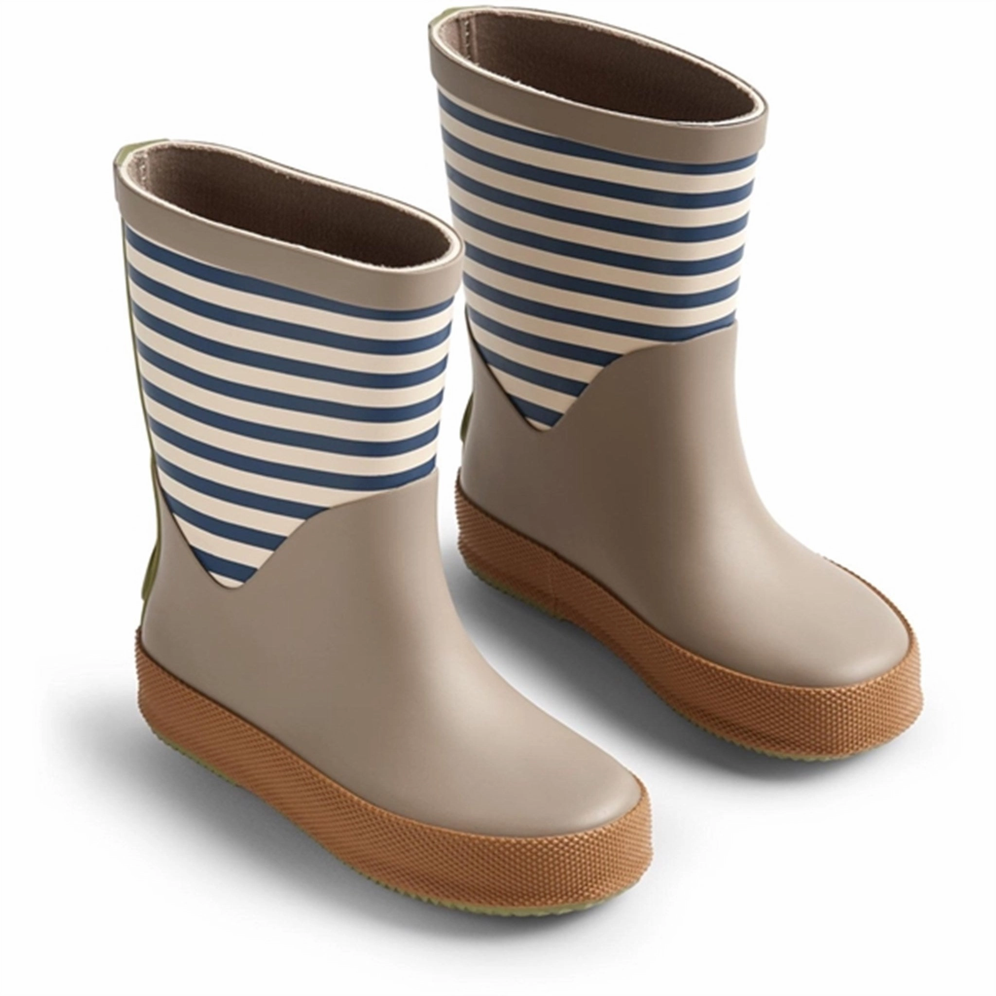 Movement Readywear Feel-Based Fashion Wheat Rubber Boot Juno Blue Stripe