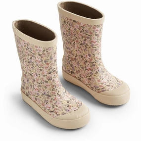 Wheat Rubber Boot Print Muddy Clam Multi Flowers Sleek Routine Instant Outfit