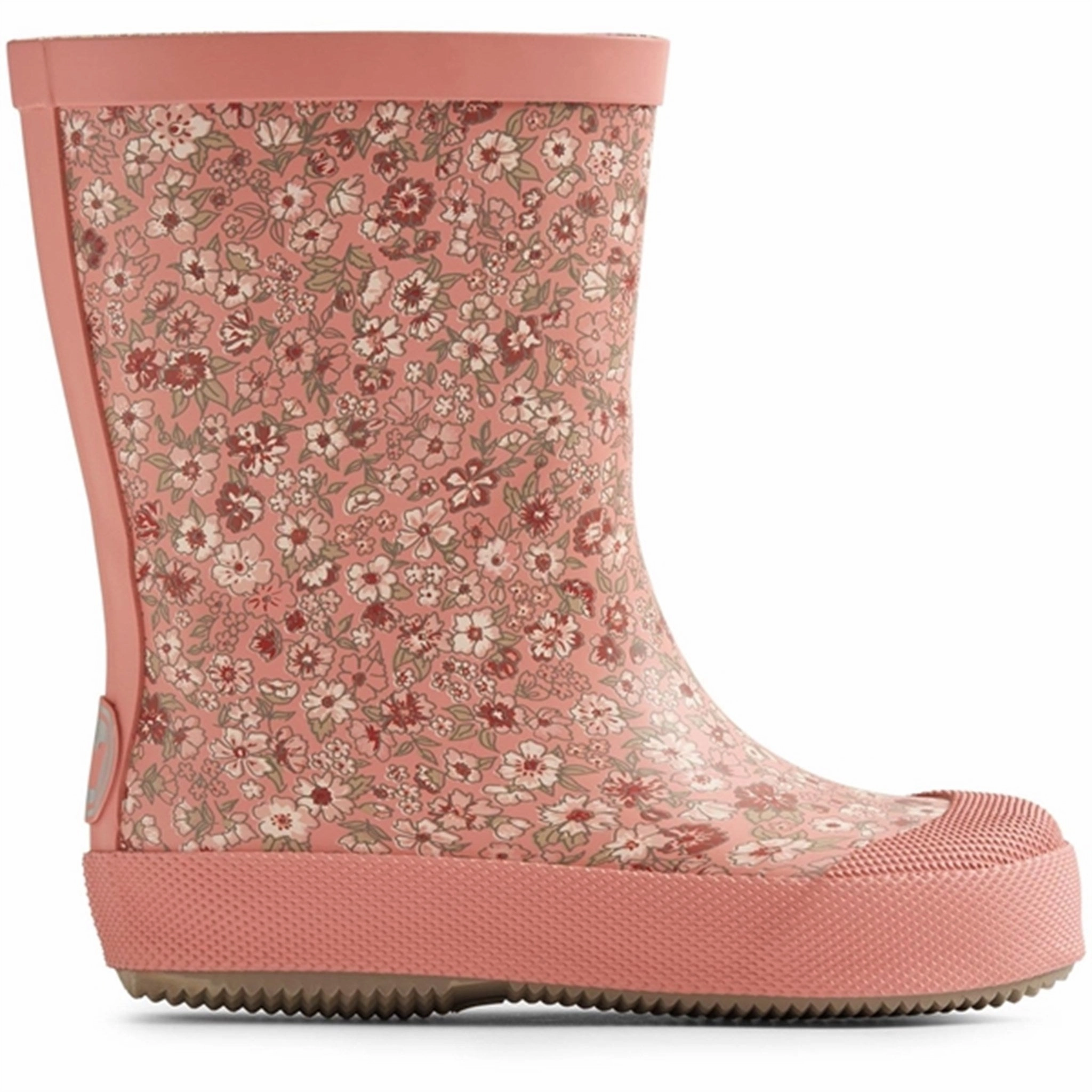 Ultra-Clean Style Wheat Rubber Boot Print Muddy Rosette Flowers
