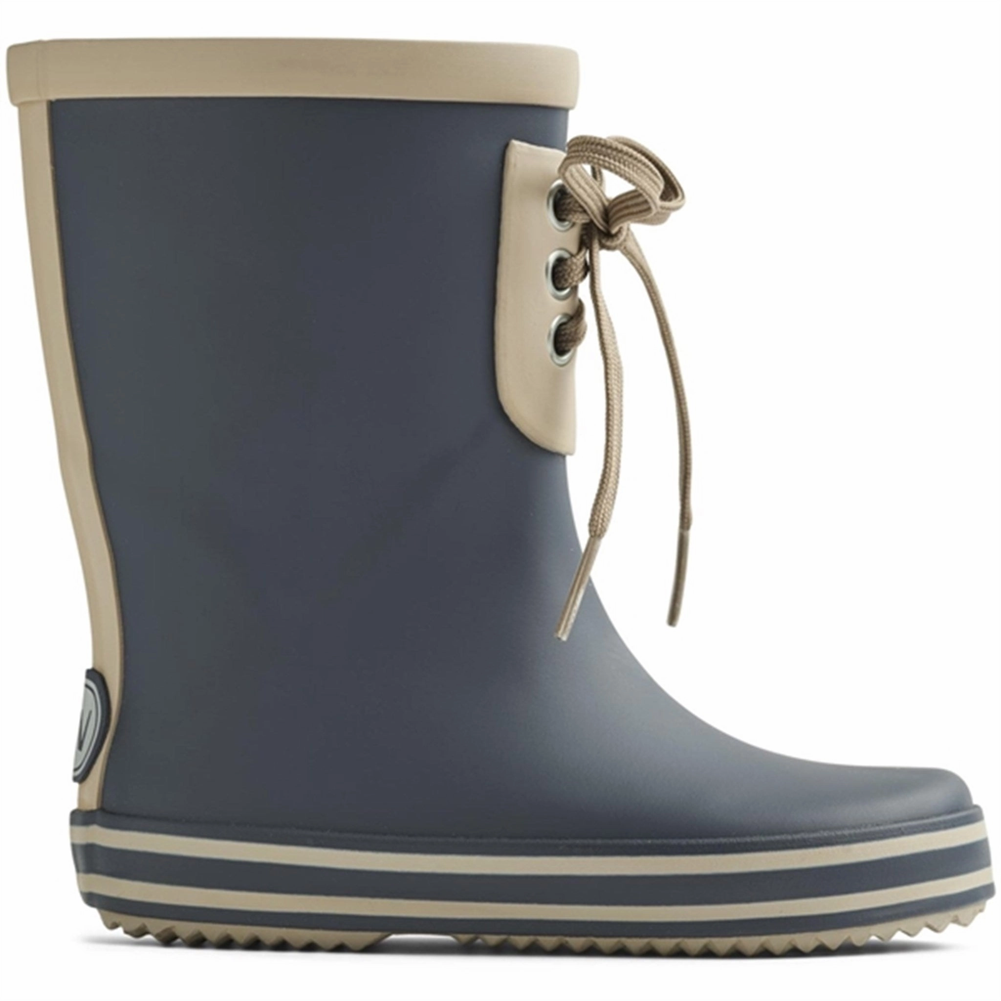 Balance Meets Style Essential Uniform Wheat Rubber Boot Puddle Solid Ink