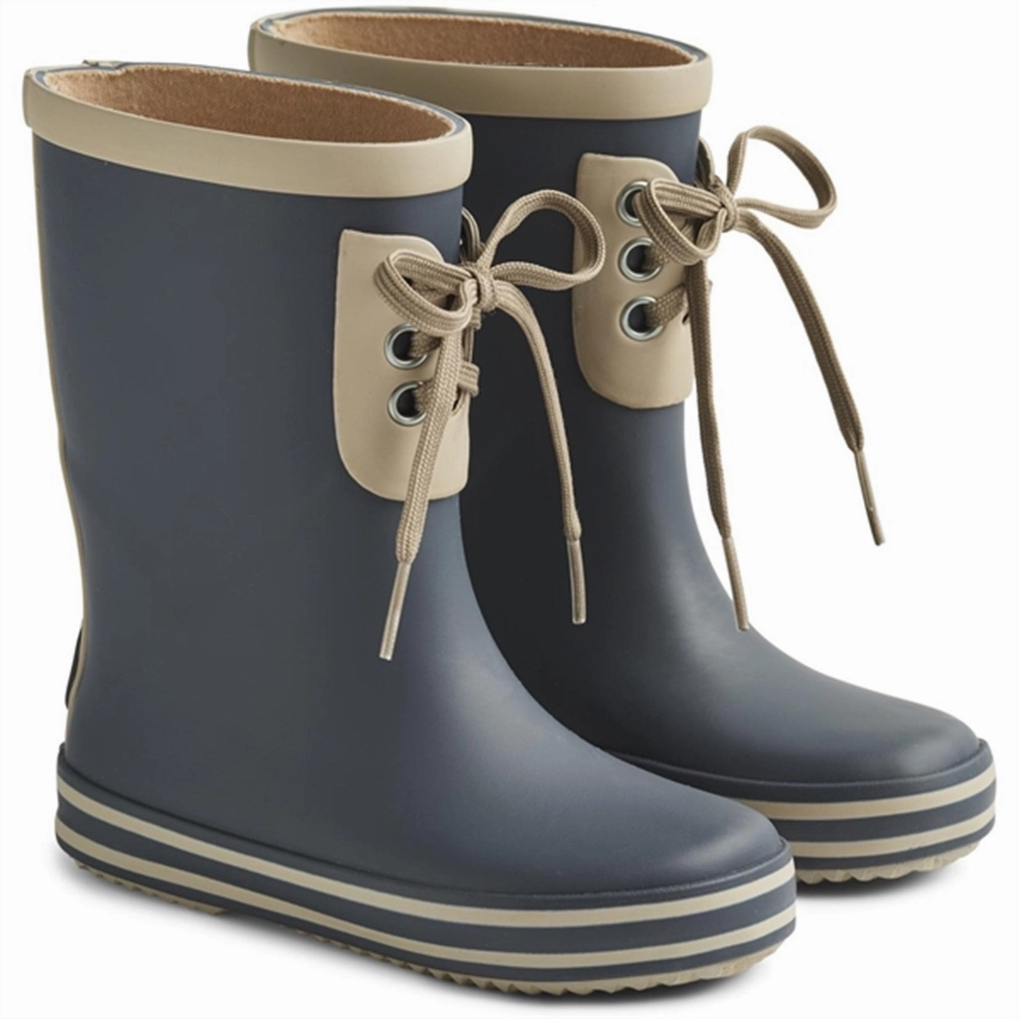 Go-Anywhere Style Adaptive Aesthetic Wheat Rubber Boot Puddle Solid Ink