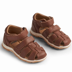 Wheat Sandal Closed Toe Frei S Cognac Ease In Motionwear