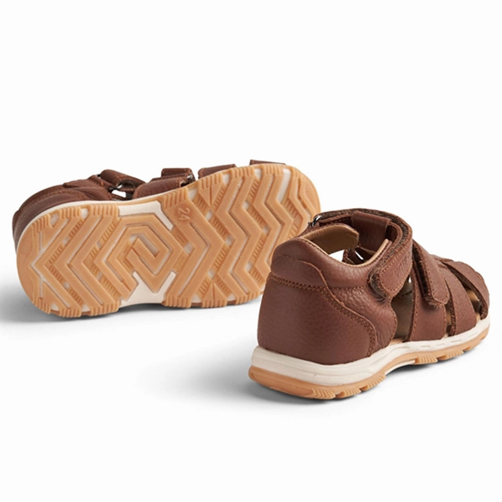 Next In Line Wheat Sandal Closed Toe Frei S Cognac