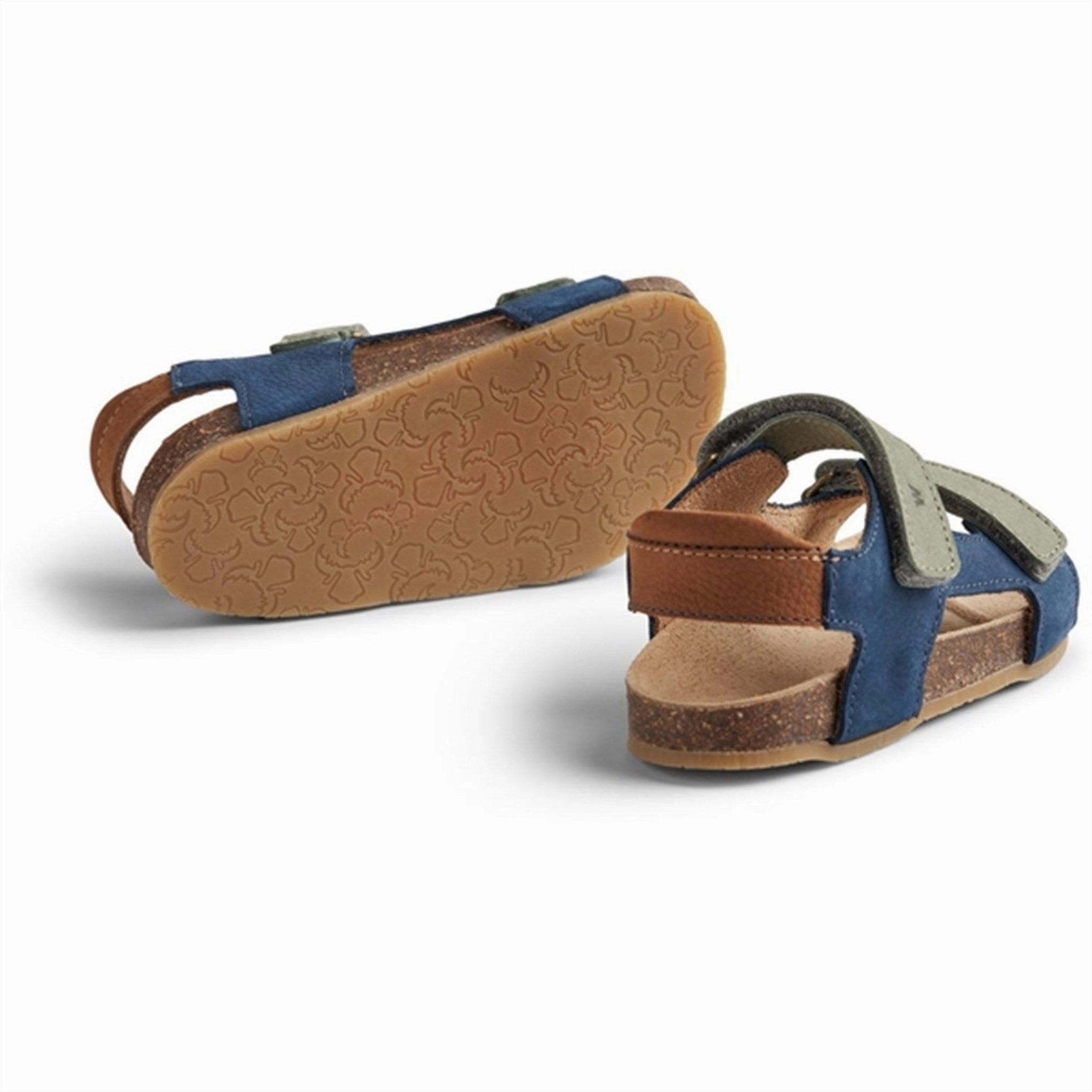 Designed To Flex Wheat Sandal Cork Open Toe Corey Blue