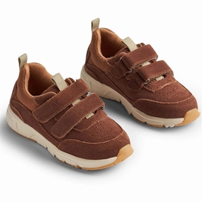 Unified Fit Easy Polish Wheat Sneaker Double Velcro Alin Cognac