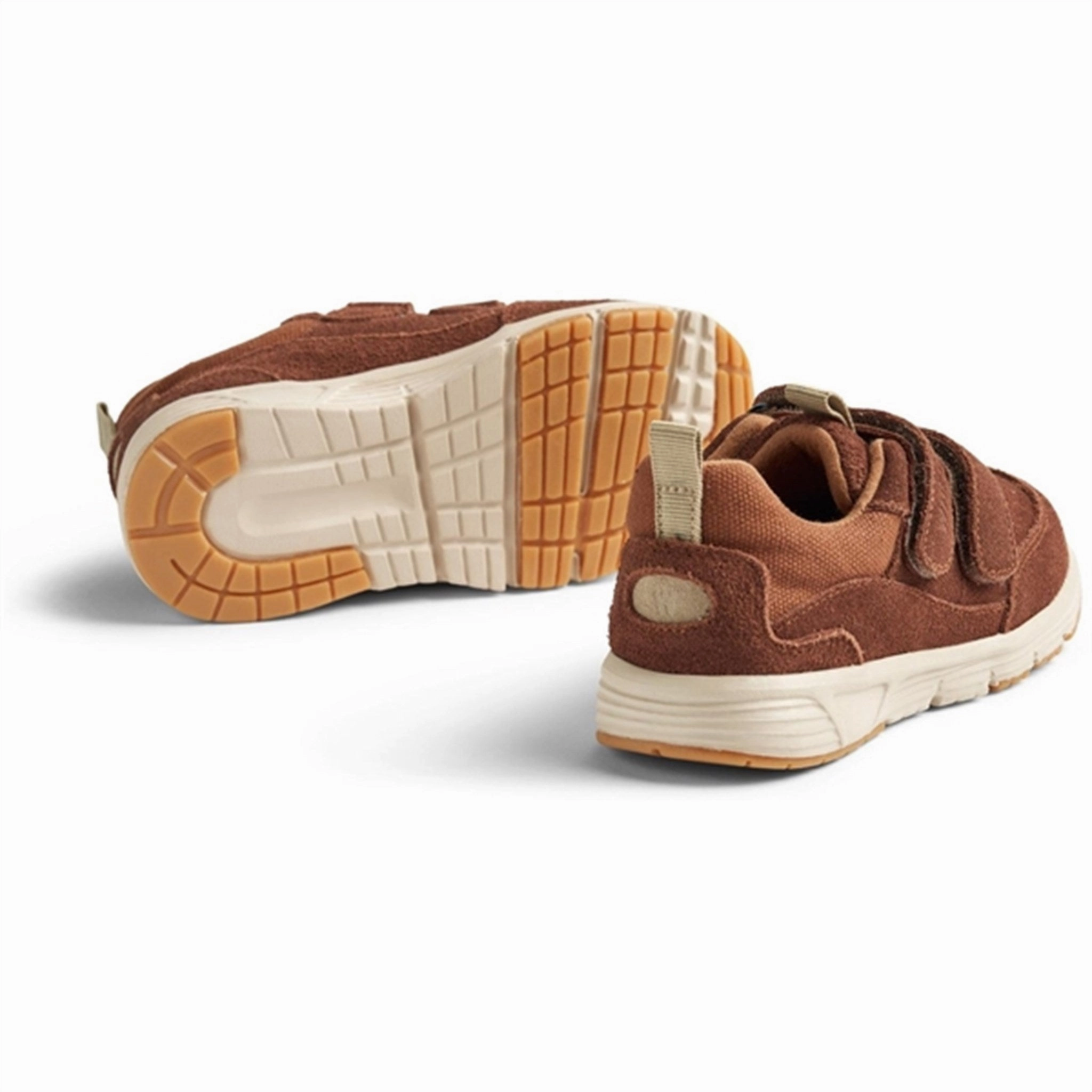 Fluid Design Life, Simplified Wheat Sneaker Double Velcro Alin Cognac