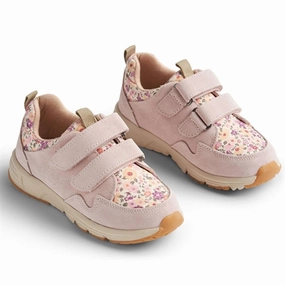 Wheat Sneaker Double Velcro Toney Print Rose Ballet Intentional Vibe