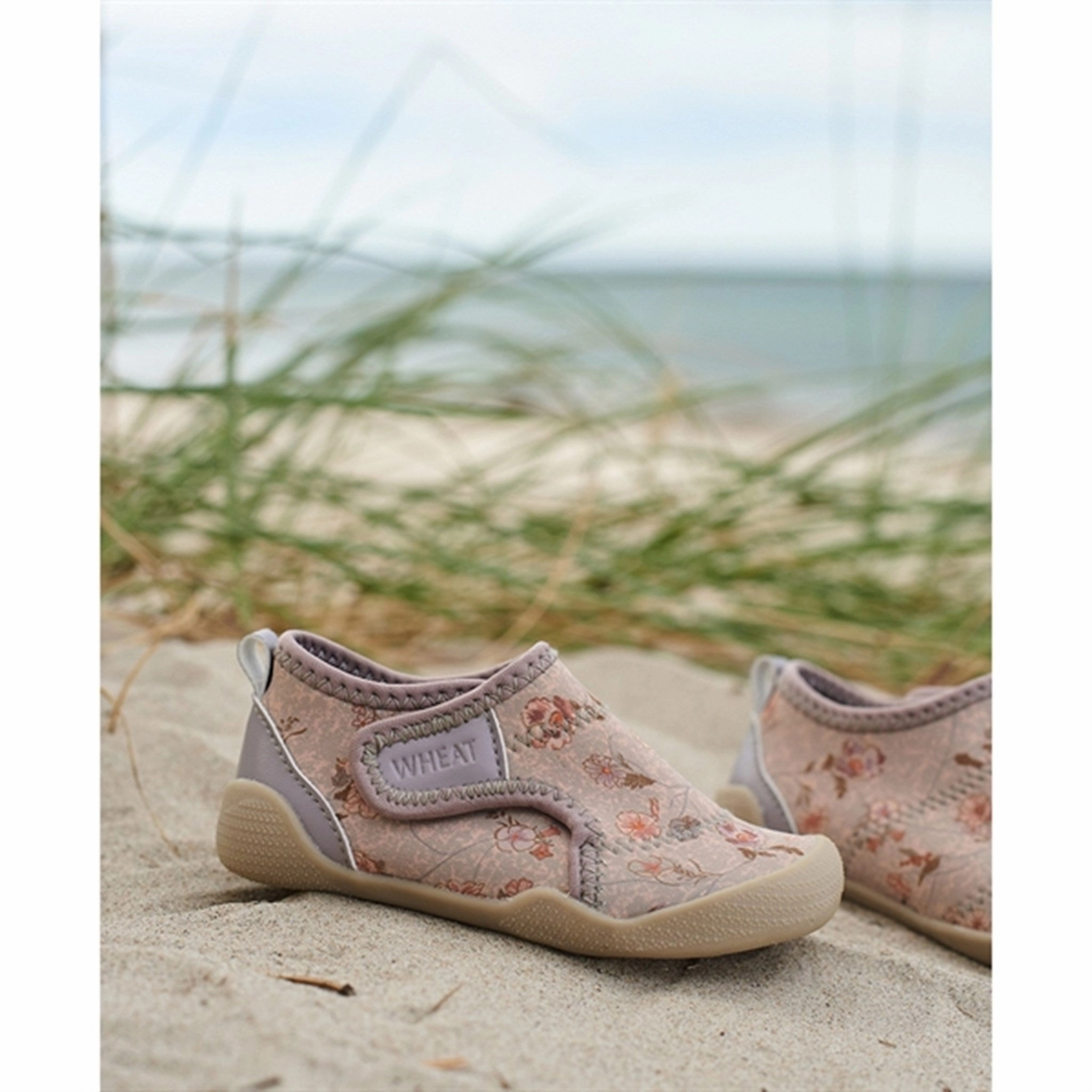 Wheat Swim Shoe Shawn Purple Poppy Flowers Confident Layers Refined Essentials