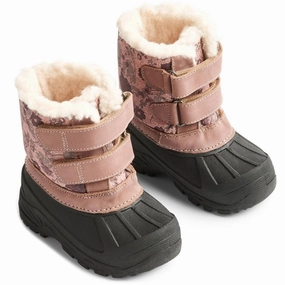 Clean-Styled New Classics Wheat Thermo Winter Boots Thy Print Dusty Rouge