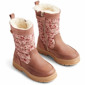 Urban-Motion Fit Wheat Winter Boots Koa High Tex Inside Zip Dusty Rouge