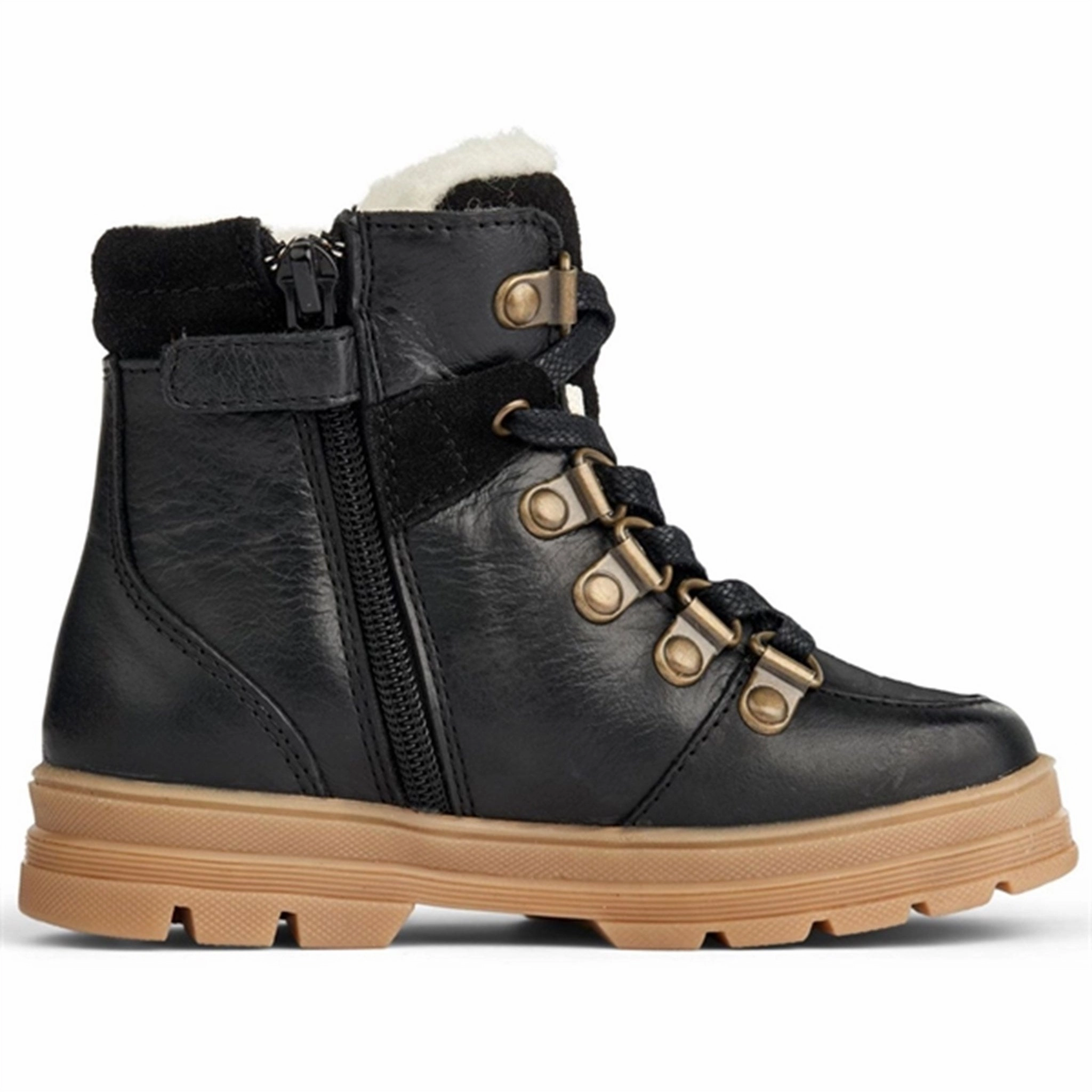 Relaxed Core Wheat Winter Boots Toni Tex Hiker Black