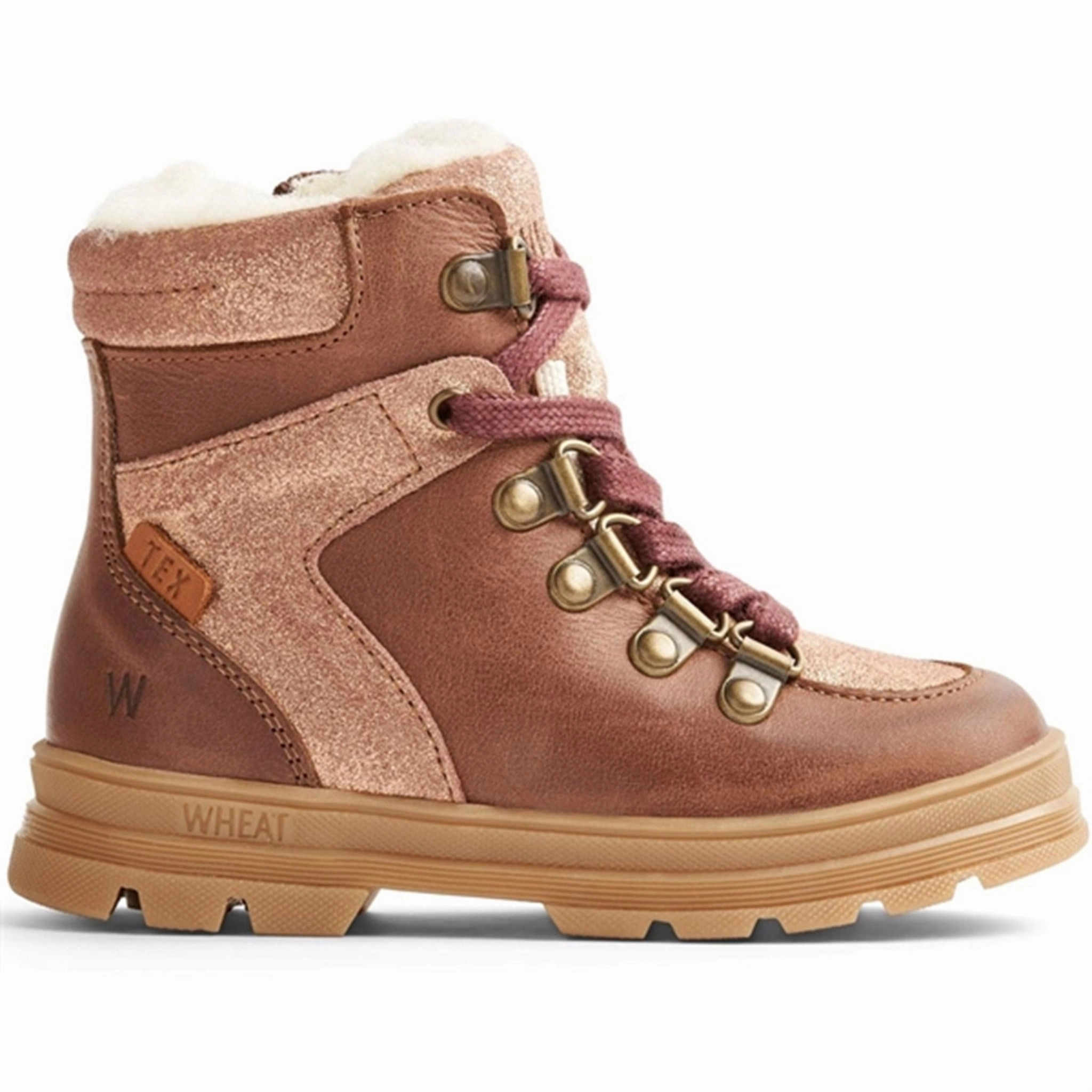 Wheat Winter Boots Toni Tex Hiker Glitter Rose Fit To Live