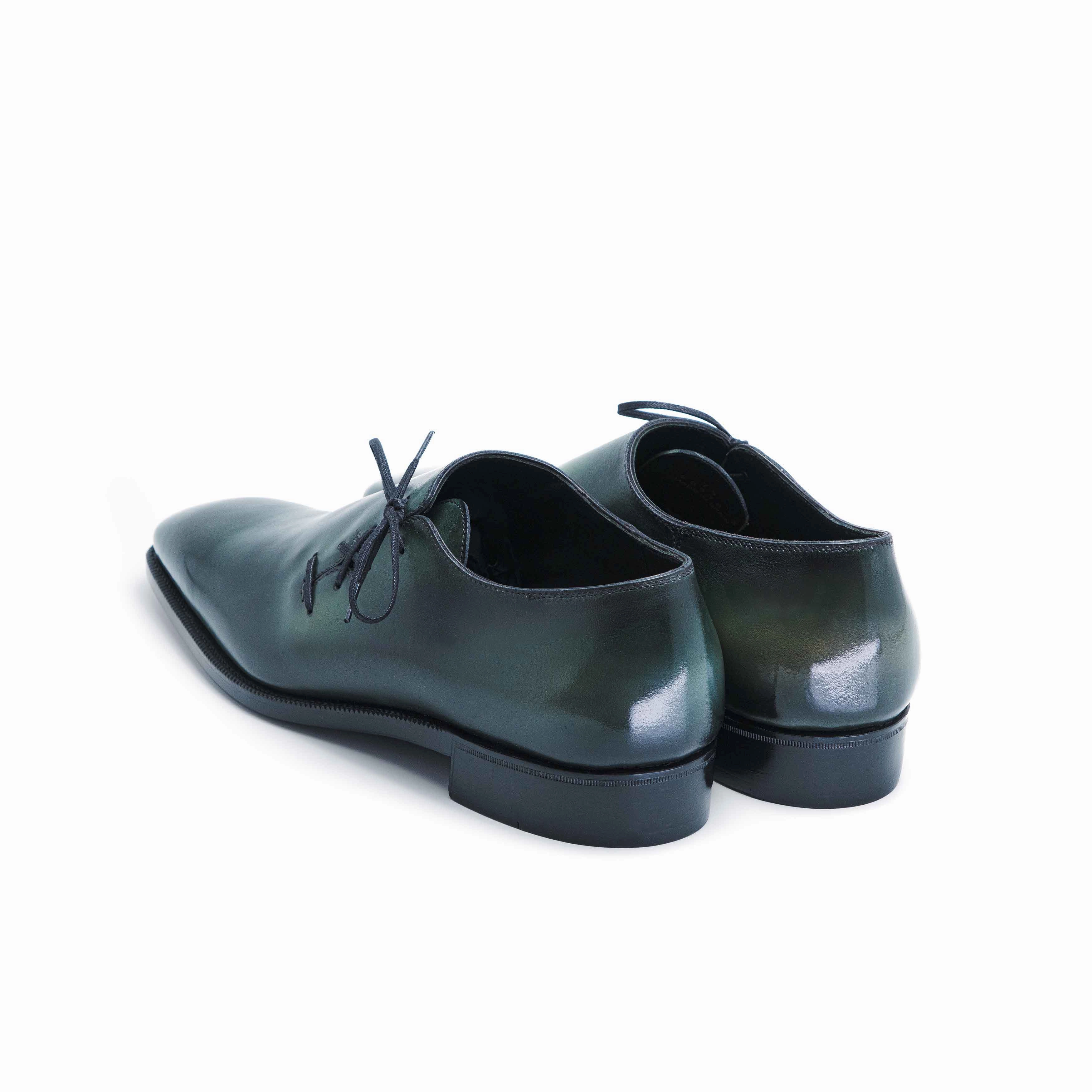 Wholecut Oxford Shoe -  Antique Jade Crafted Quality