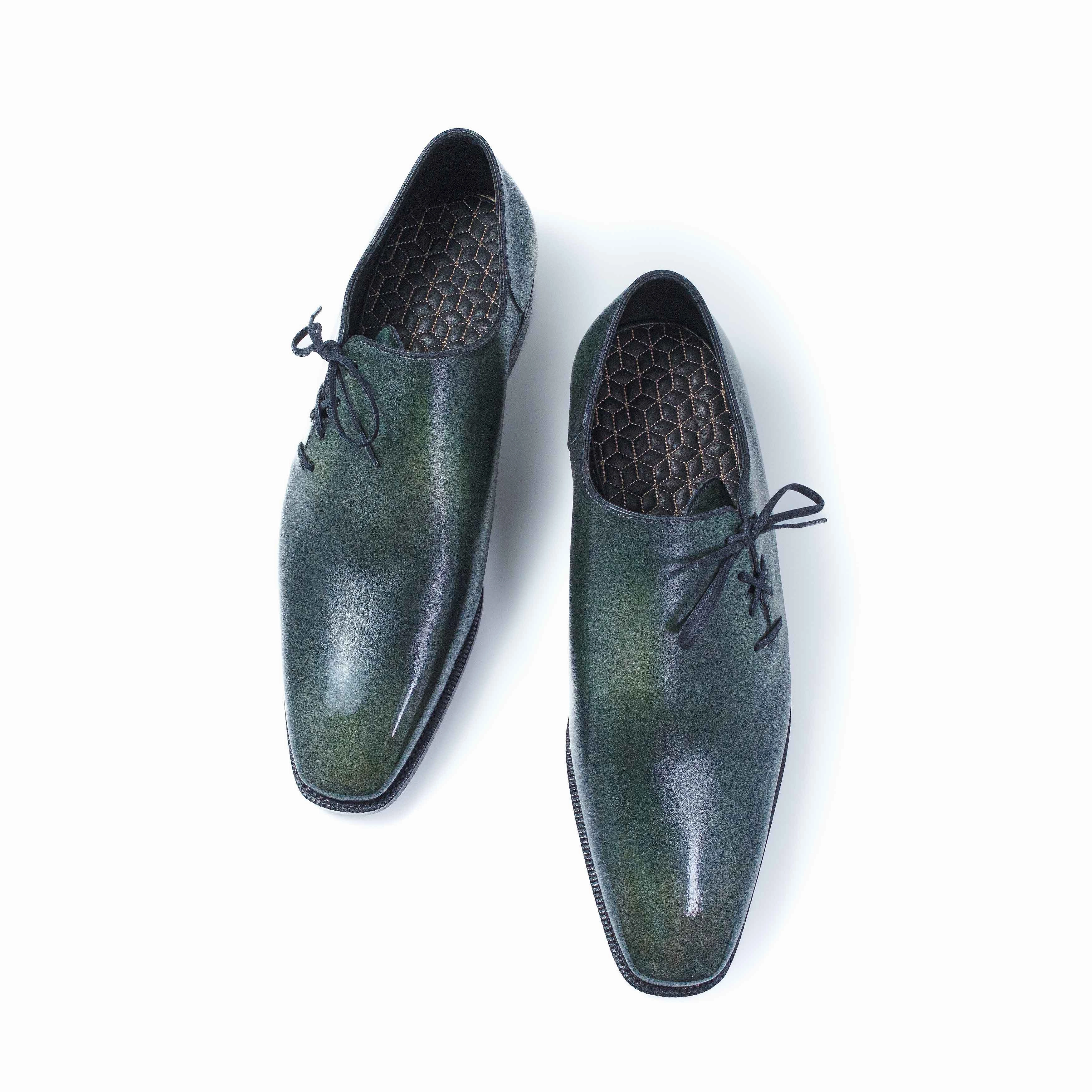 Wear Anywhere Wholecut Oxford Shoe -  Antique Jade