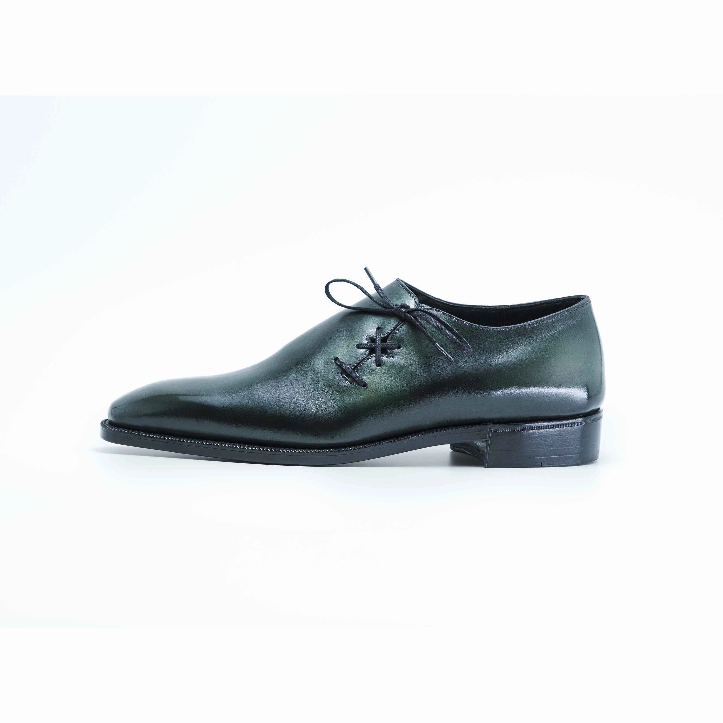 Wholecut Oxford Shoe -  Antique Jade Modern Build