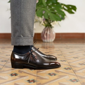 Wholecut Oxford Shoe - Espresso Patina Uncomplicated Fit