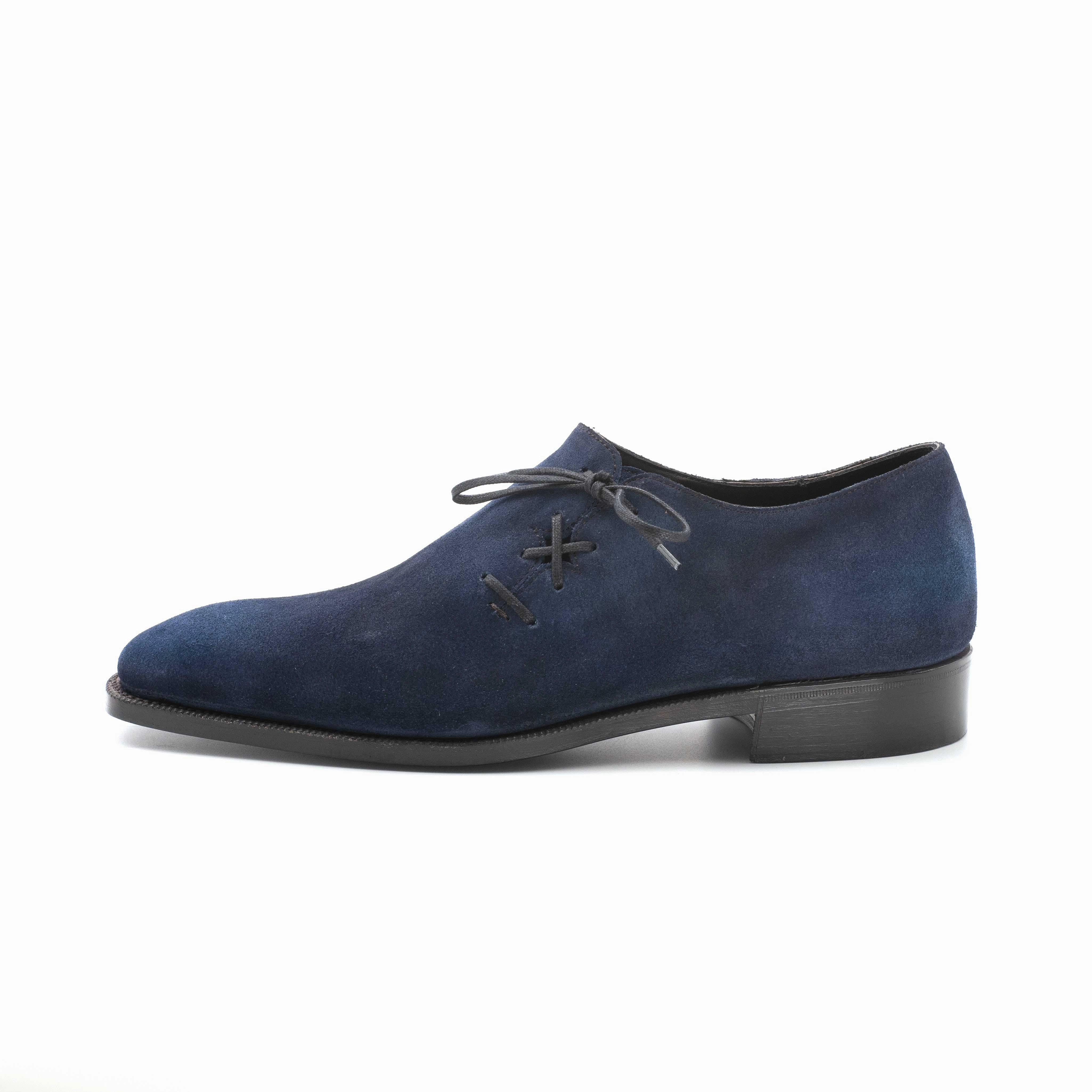 Wholecut Oxford Shoe -  Midnight Blue Cool Utility Refined Urbanism