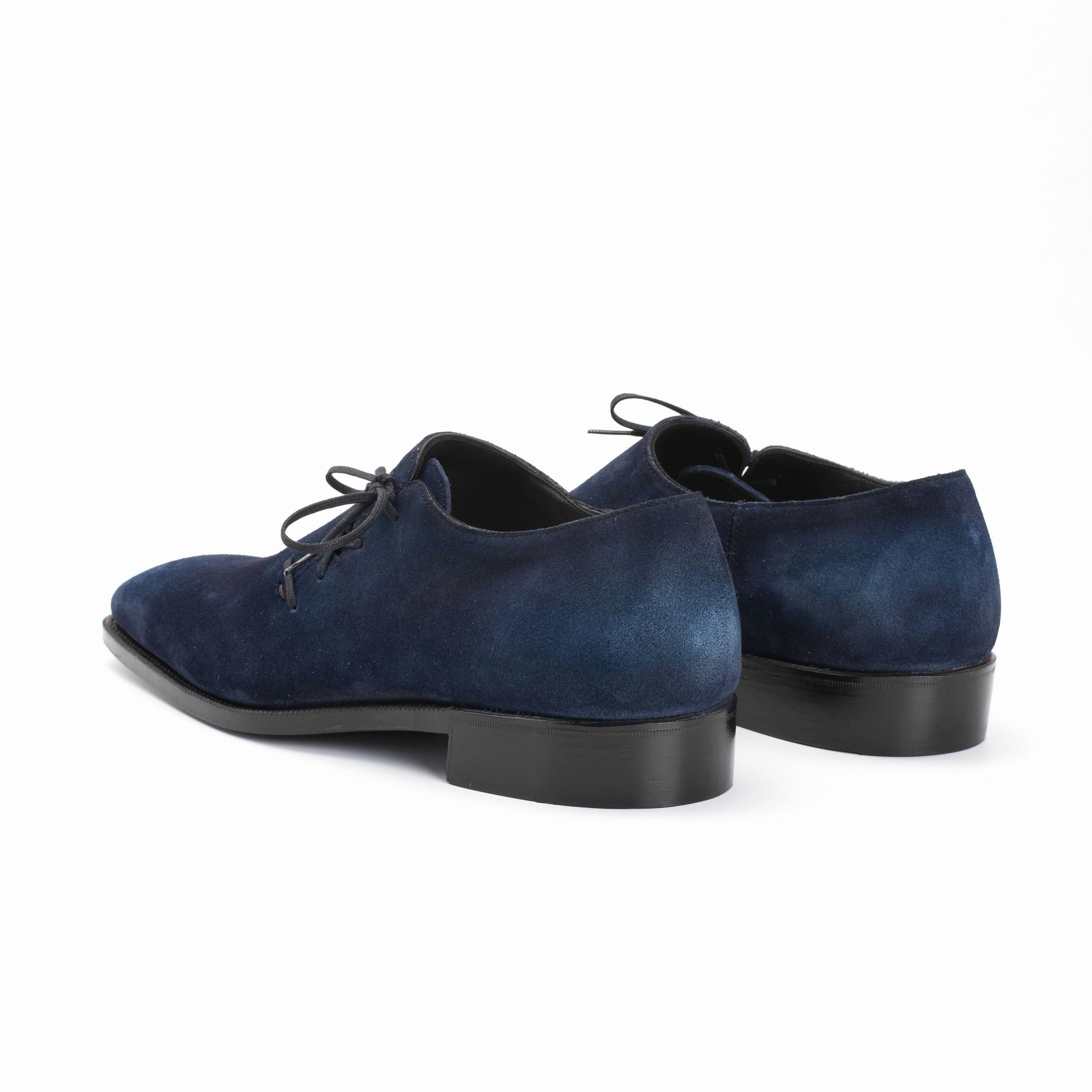 Wholecut Oxford Shoe -  Midnight Blue Refined Edge Modern Casuals