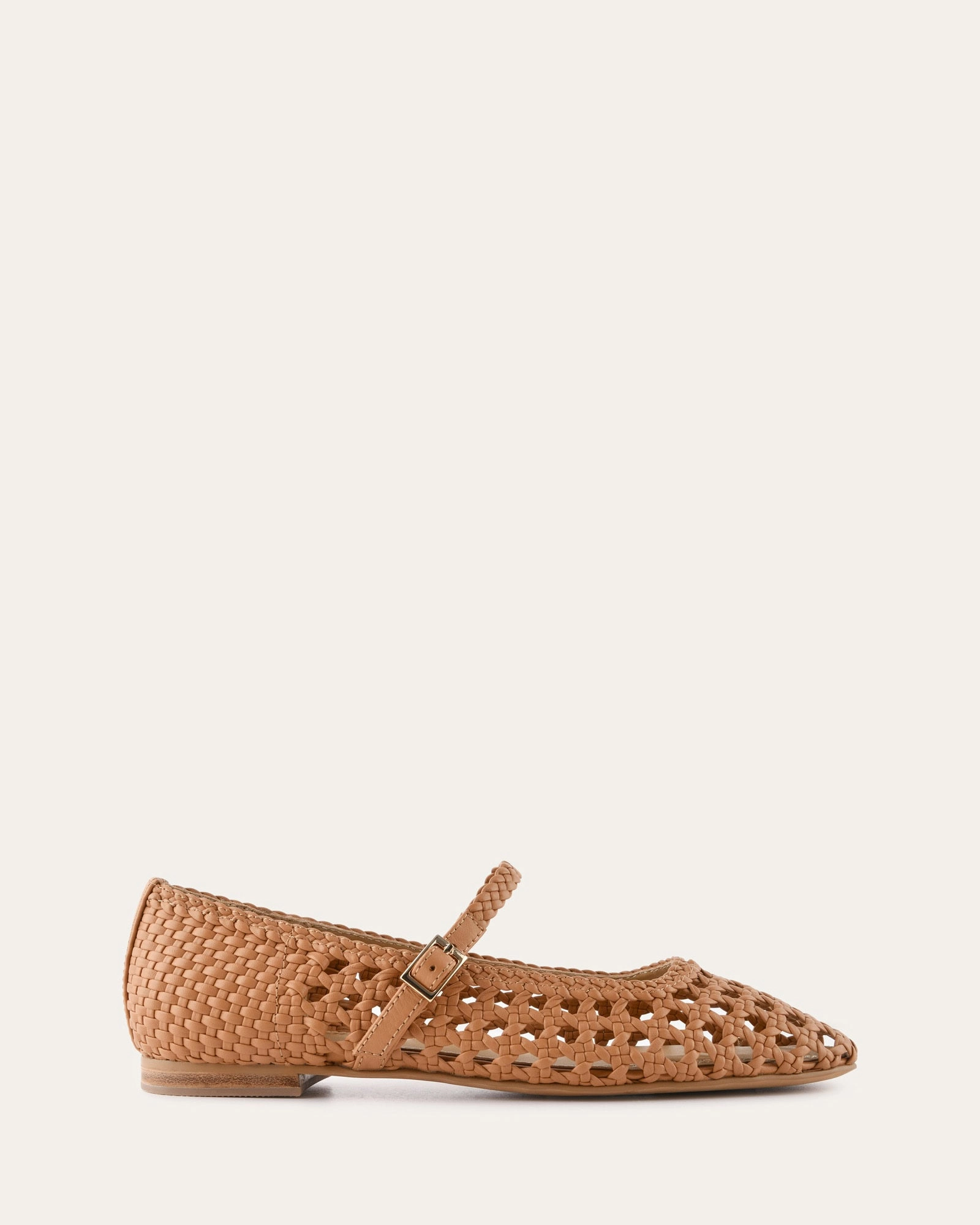 Willis Casual Flats Toffee Leather Refined Tone Progressive Edge