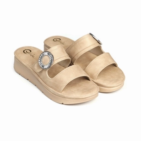 Layered Living Smooth Silhouettes Women Comfort Slipper