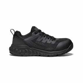 Curated For Motion Women'S Arvada Esd Work Sneaker (Carbon Toe)  |  Black/Black