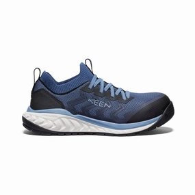 Women'S Arvada Shift Esd Work Sneaker (Carbon Toe)  |  Vintage Indigo/Faded Denim Constant Vibe Change-Ready