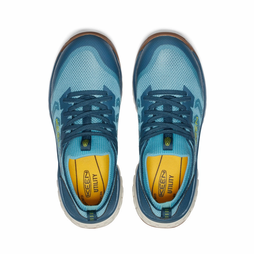 Design-First Forward Pulse Women'S Arvada Shift Work Sneaker (Carbon Toe)  |  Reef Waters/Legion Blue