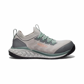 Women'S Arvada Shift Work Sneaker (Carbon Toe)  |  Steel Grey/Granite Green Versatile Soul Modern Motionwear