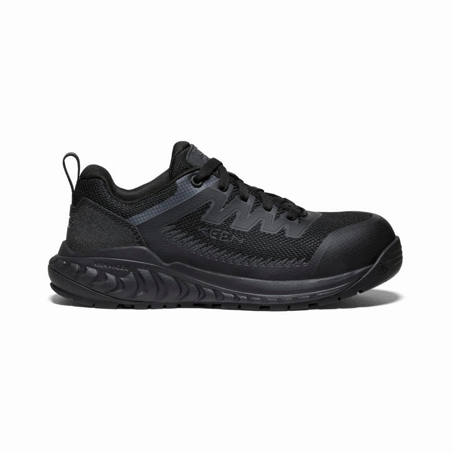 Women'S Arvada Work Sneaker (Carbon Toe)  |  Black/Black Designed To Shift Everyday Uniform