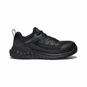 Women'S Arvada Work Sneaker (Carbon Toe)  |  Black/Black Minimal Focus