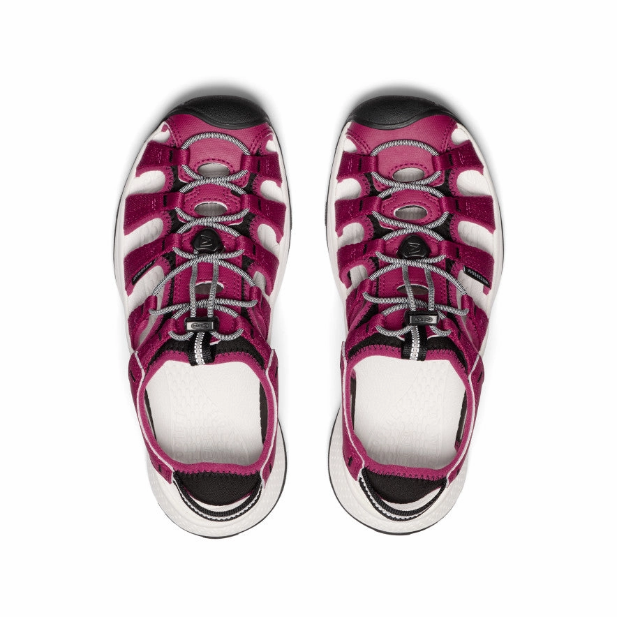 Women'S Astoria West Sandal  |  Beaujolais/Star White Move With Purpose