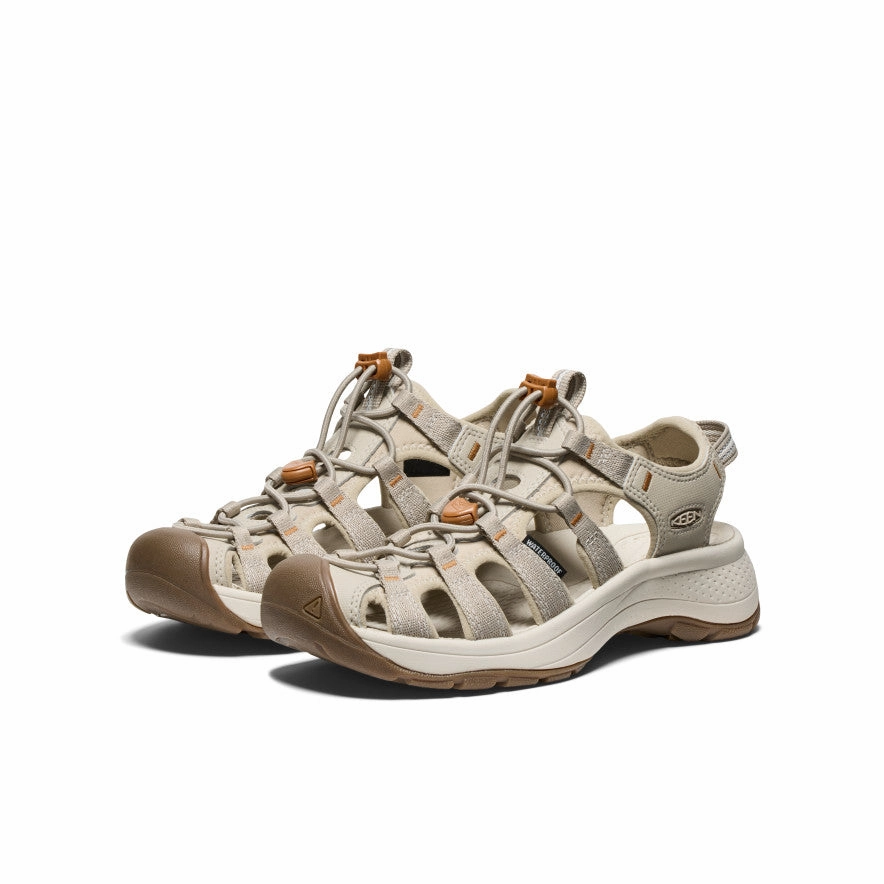 Women'S Astoria West Sandal  |  Plaza Taupe/Roasted Pecan Clarity In Motion Understated Utility