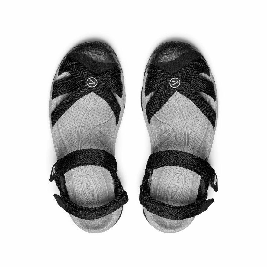 Core Function Life In Layers Women'S Bali Strap Sandal  |  Black/Alloy