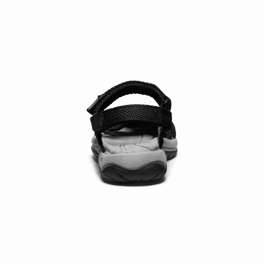 Hybrid Aesthetic Go-Gear Women'S Bali Strap Sandal  |  Black/Alloy