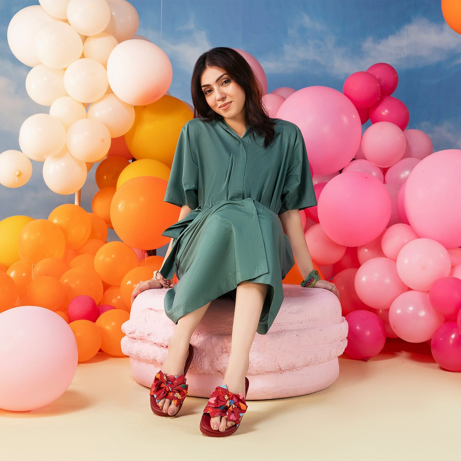 Women'S Bow Tie Slippers Form-Centered Rhythmic Comfort