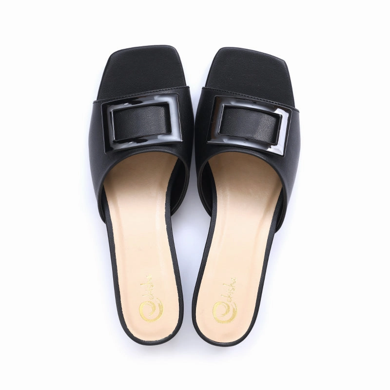 Women'S Buckled Formal Slipper Minimal Mood