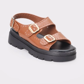 Driven By Comfort Women'S Dual Buckled Sandals
