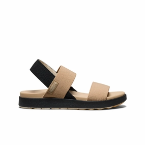Engineered For Now Smooth Silhouettes Women'S Elle Backstrap Sandal  |  Cornstalk/Black