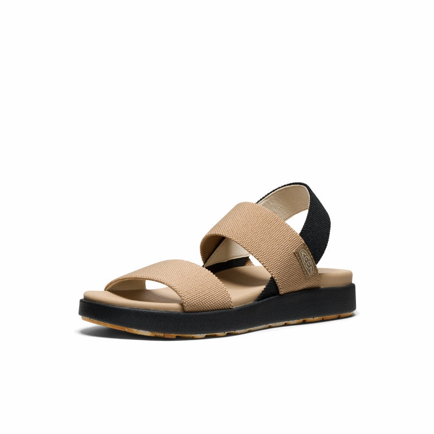 Women'S Elle Backstrap Sandal  |  Cornstalk/Black Layer Smart Versatility Gear