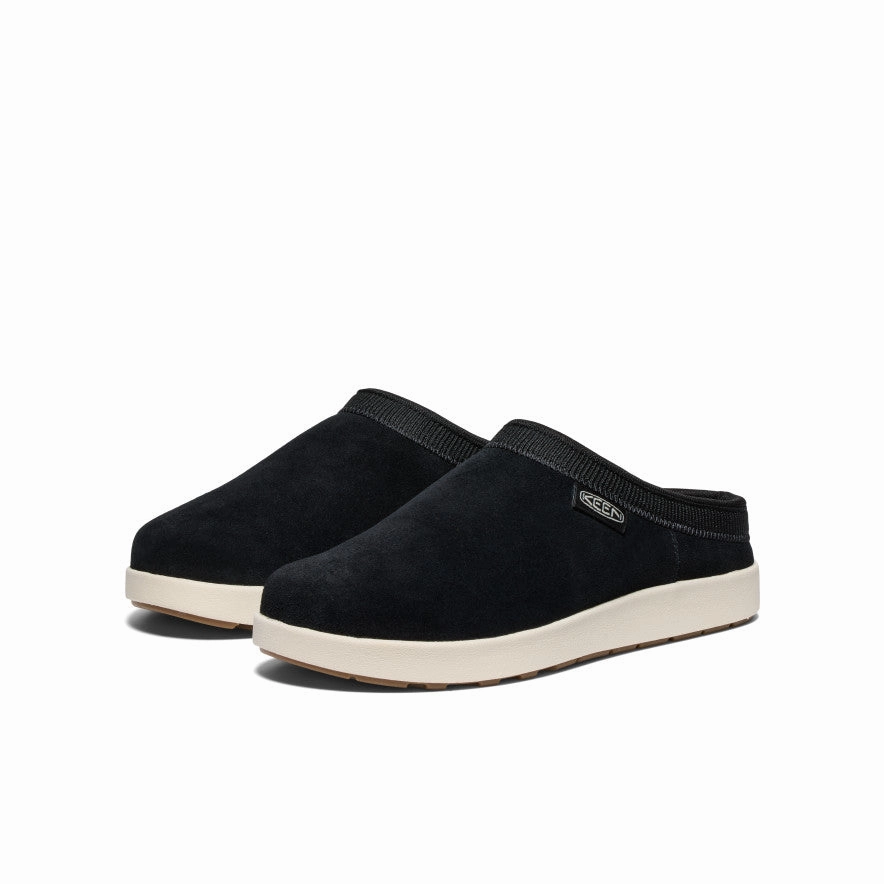Purpose-Ready Women'S Elle Suede Mule  |  Black/Birch