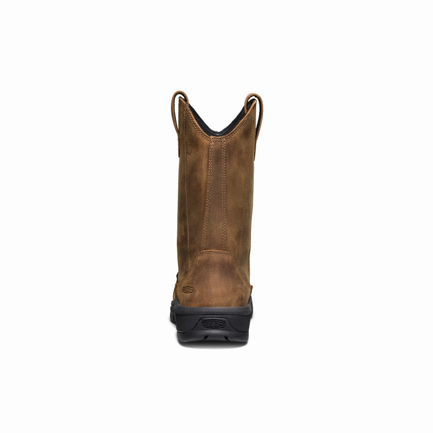 Women'S Evanston Pull-On Waterproof Boot (Carbon Toe)  |  Bison/Black Future Layers