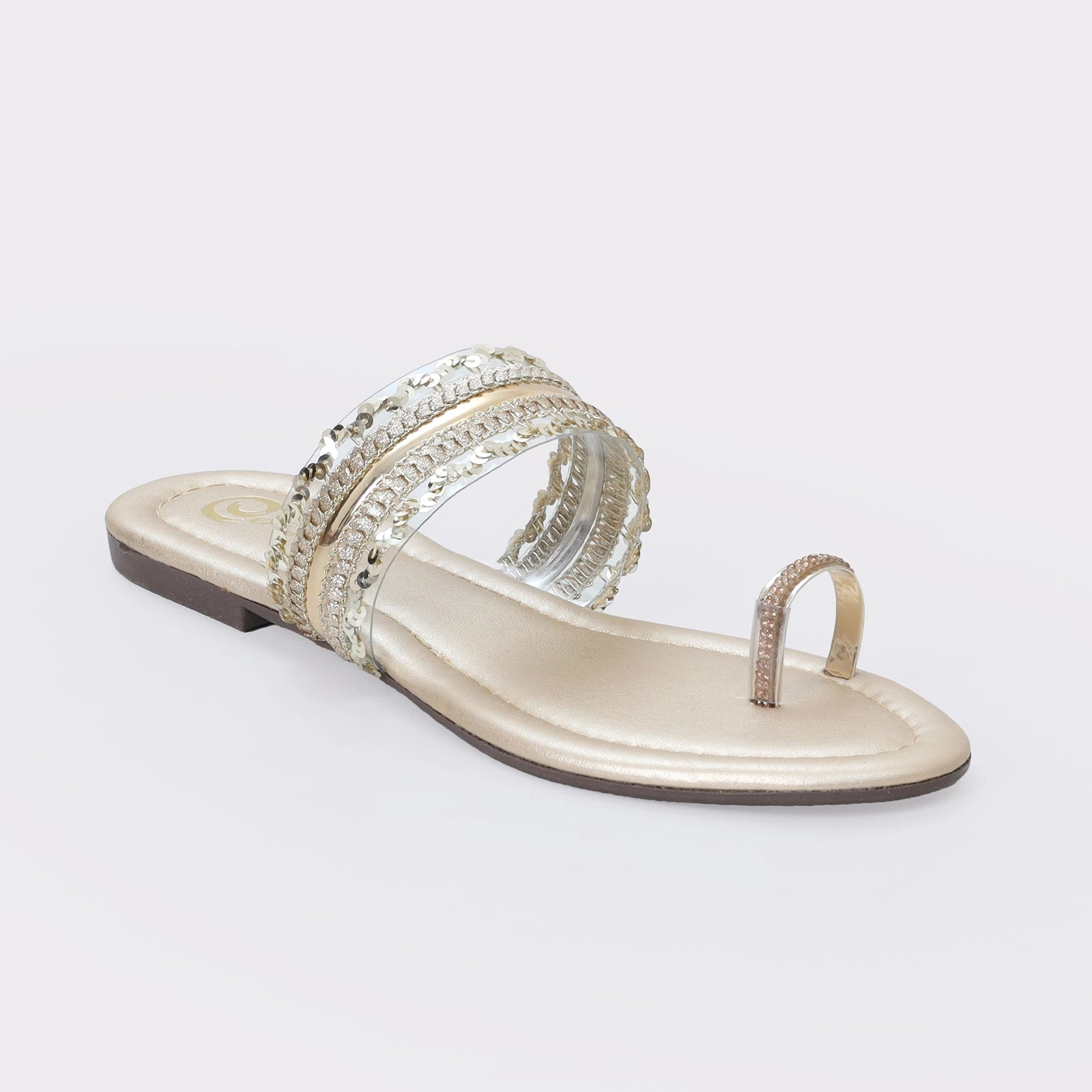 Quiet City Style Rhythmic Comfort Women'S Fancy To-Ring Flats