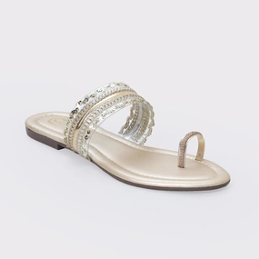 Quiet City Style Rhythmic Comfort Women'S Fancy To-Ring Flats