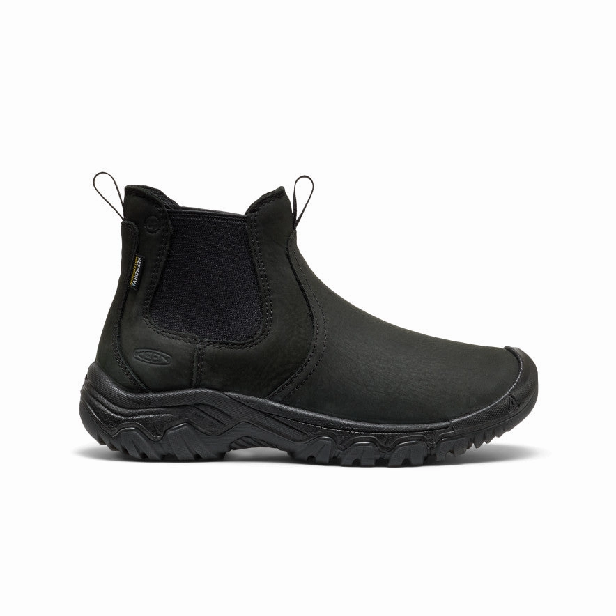 Women'S Greta Ii Waterproof Chelsea  |  Black/Black Modular Uniform