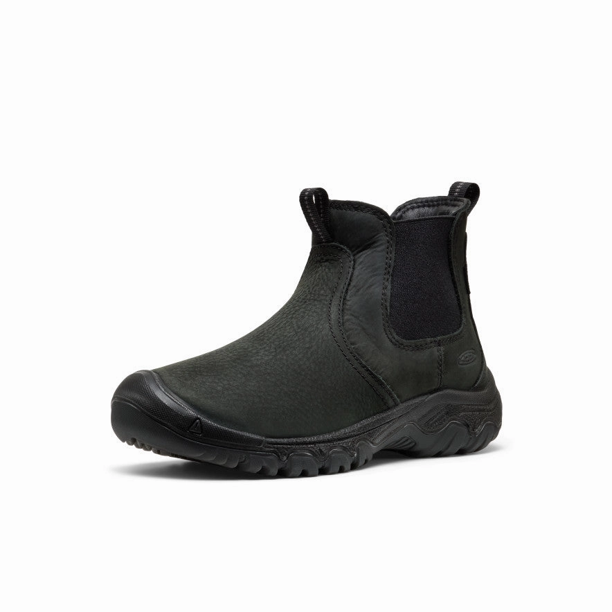 Women'S Greta Ii Waterproof Chelsea  |  Black/Black Crafted Balance