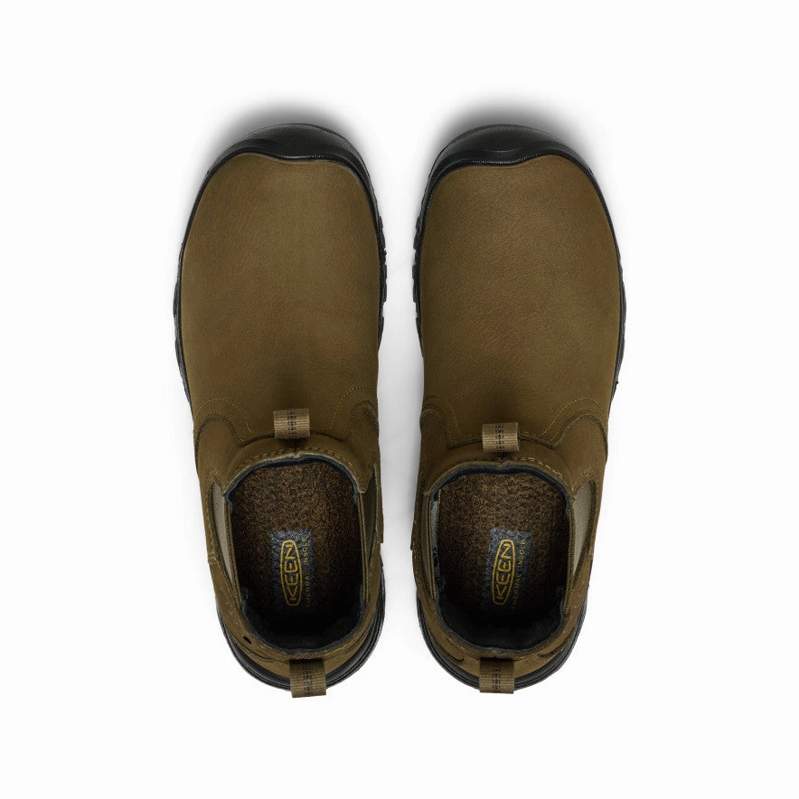 Vibe-Centered Purpose-Led Women'S Greta Ii Waterproof Chelsea  |  Dark Olive/Black