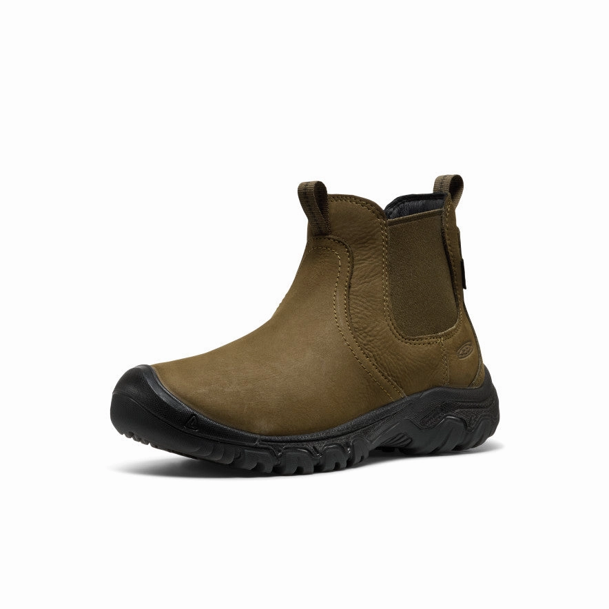 Change-Ready Women'S Greta Ii Waterproof Chelsea  |  Dark Olive/Black